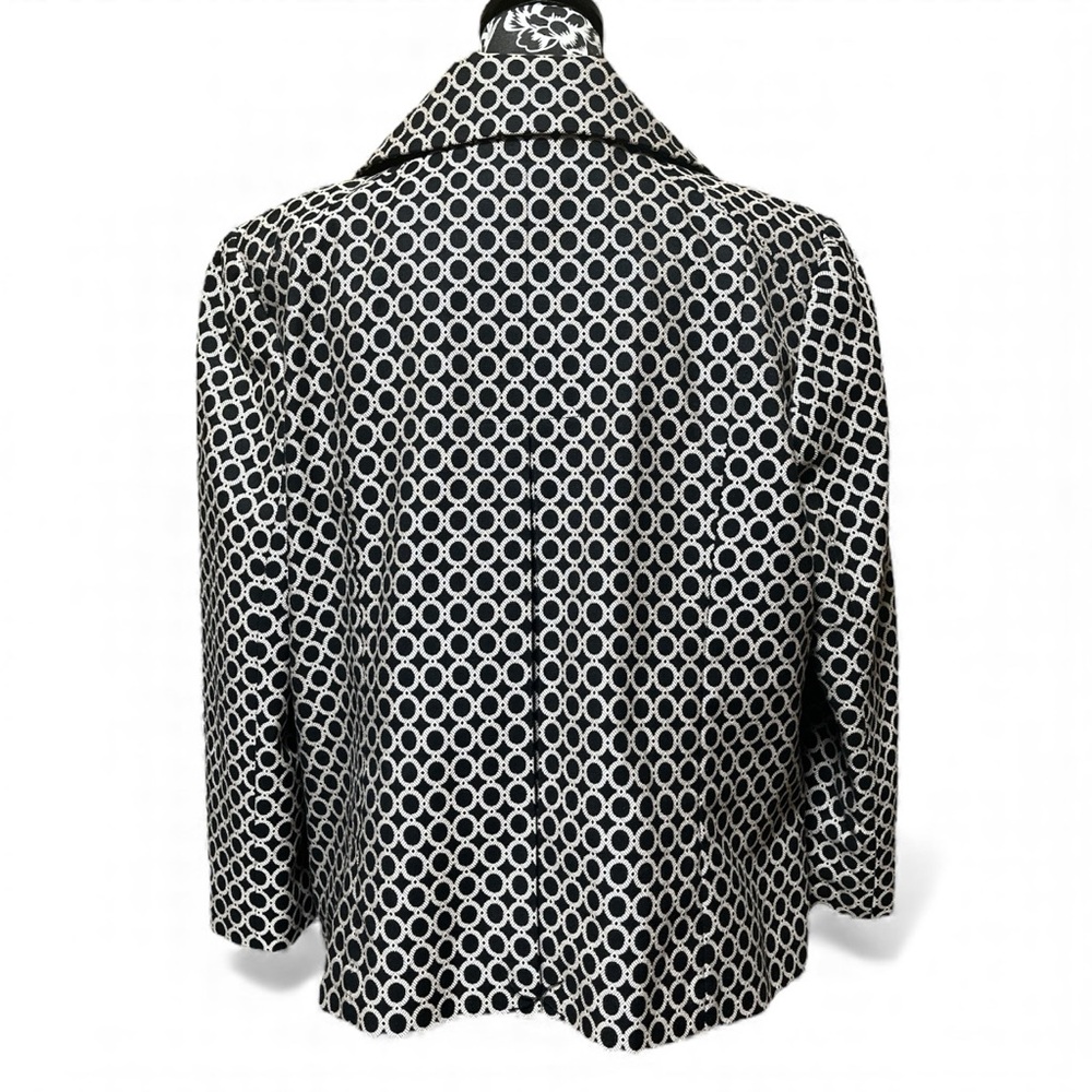 Rafaella Classic Embossed Circle Pattern Blazer - image 3